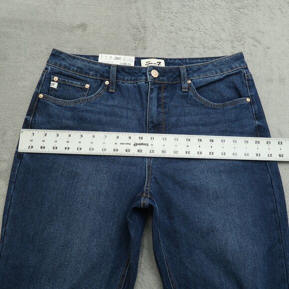 Seven7 Jeans Women's Size 12 Blue High-Rise 90's Straight Denim 29" Inseam NWT - Picture 8 of 16